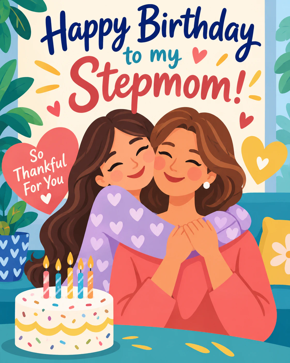 Birthday ecard for stepmom