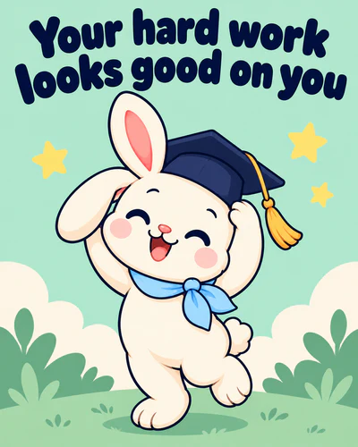 Your hard work looks good on you