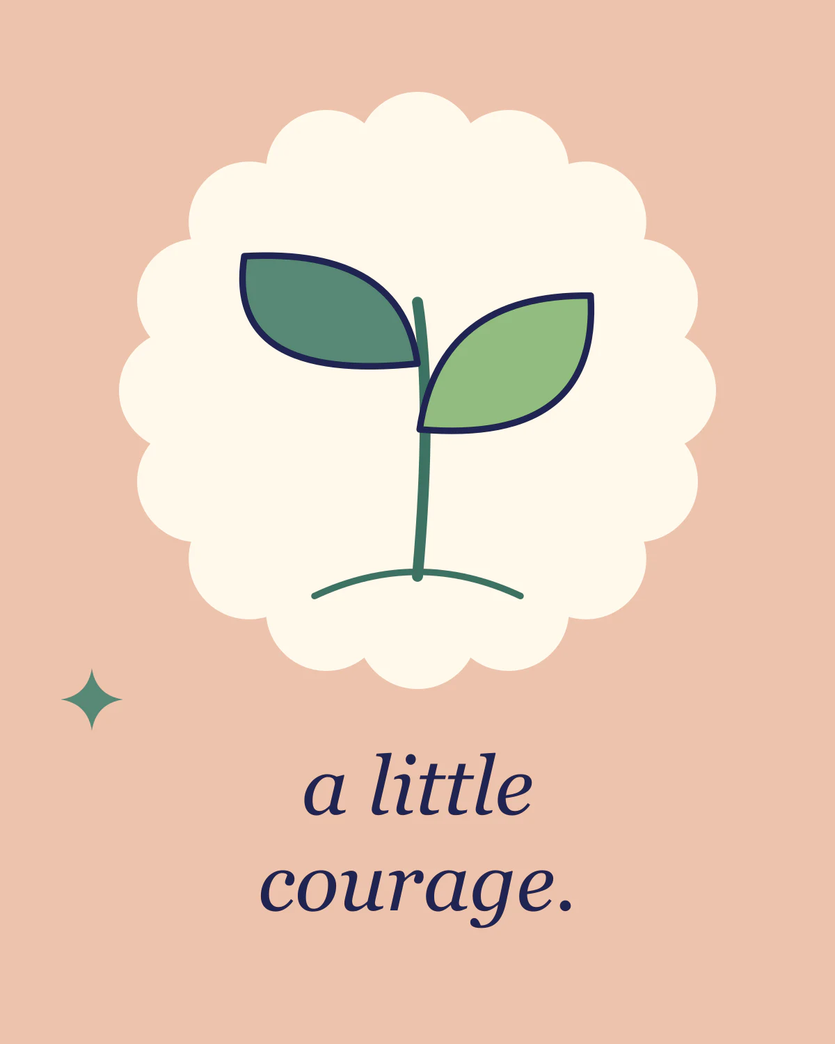 A little courage