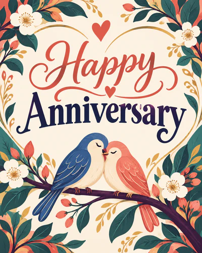 Sweet anniversary ecard