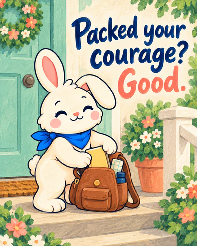 Packed your courage? Good.