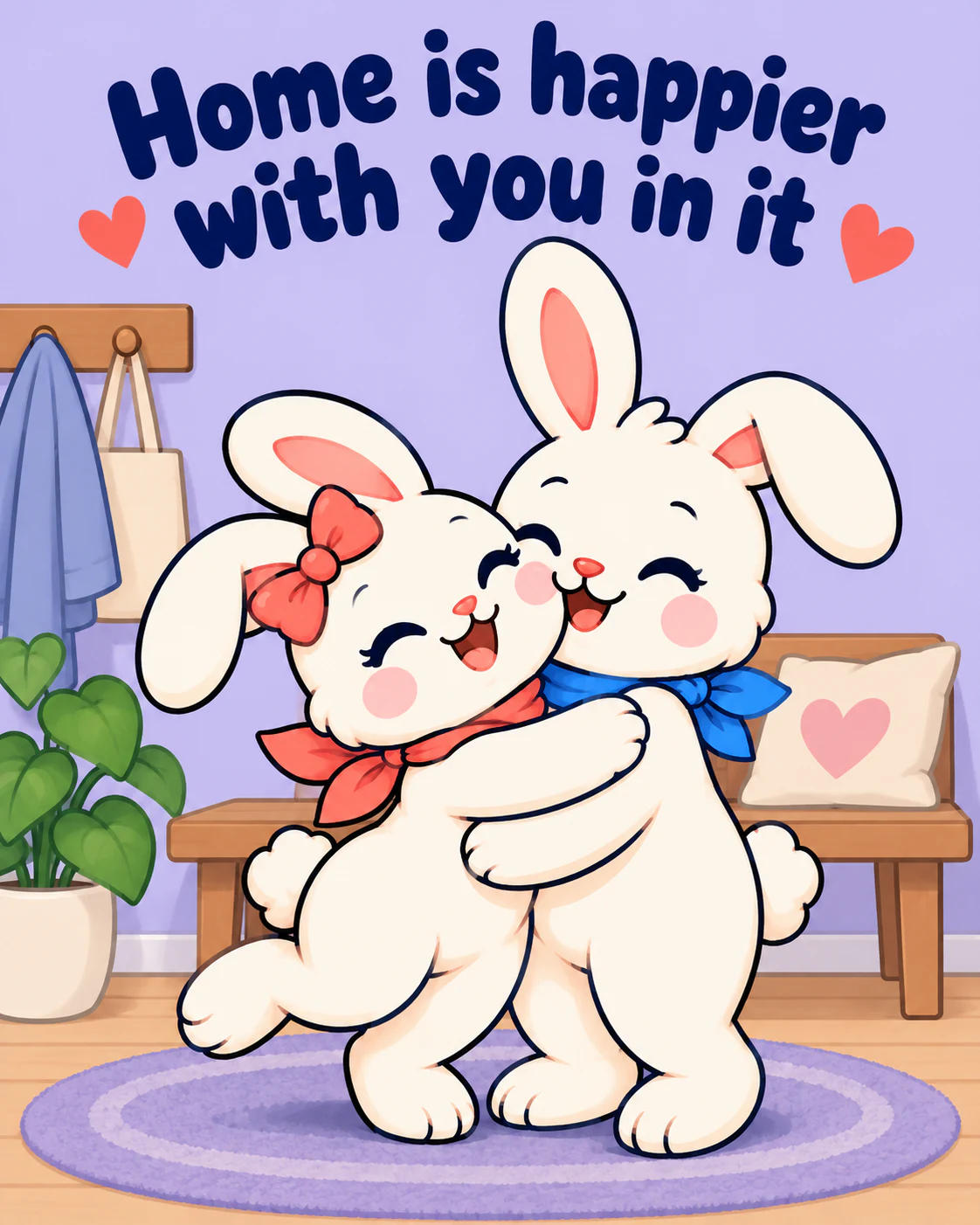 Home is happier with you in it