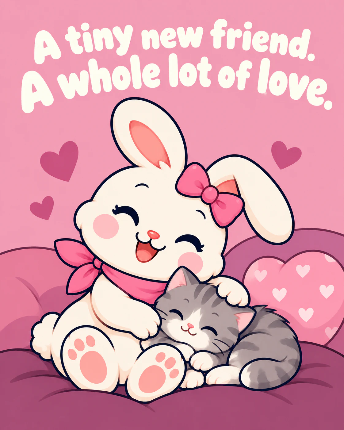 A tiny new friend. A whole lot of love.