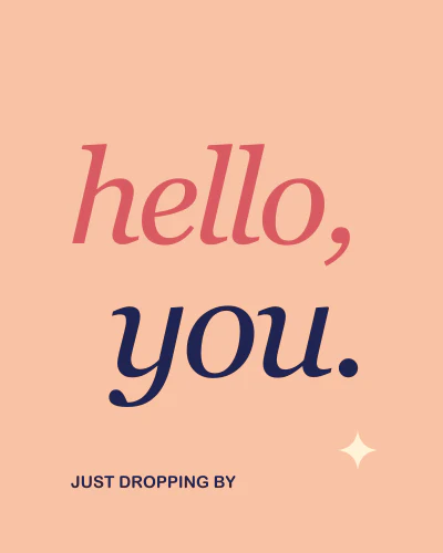 Hello, you