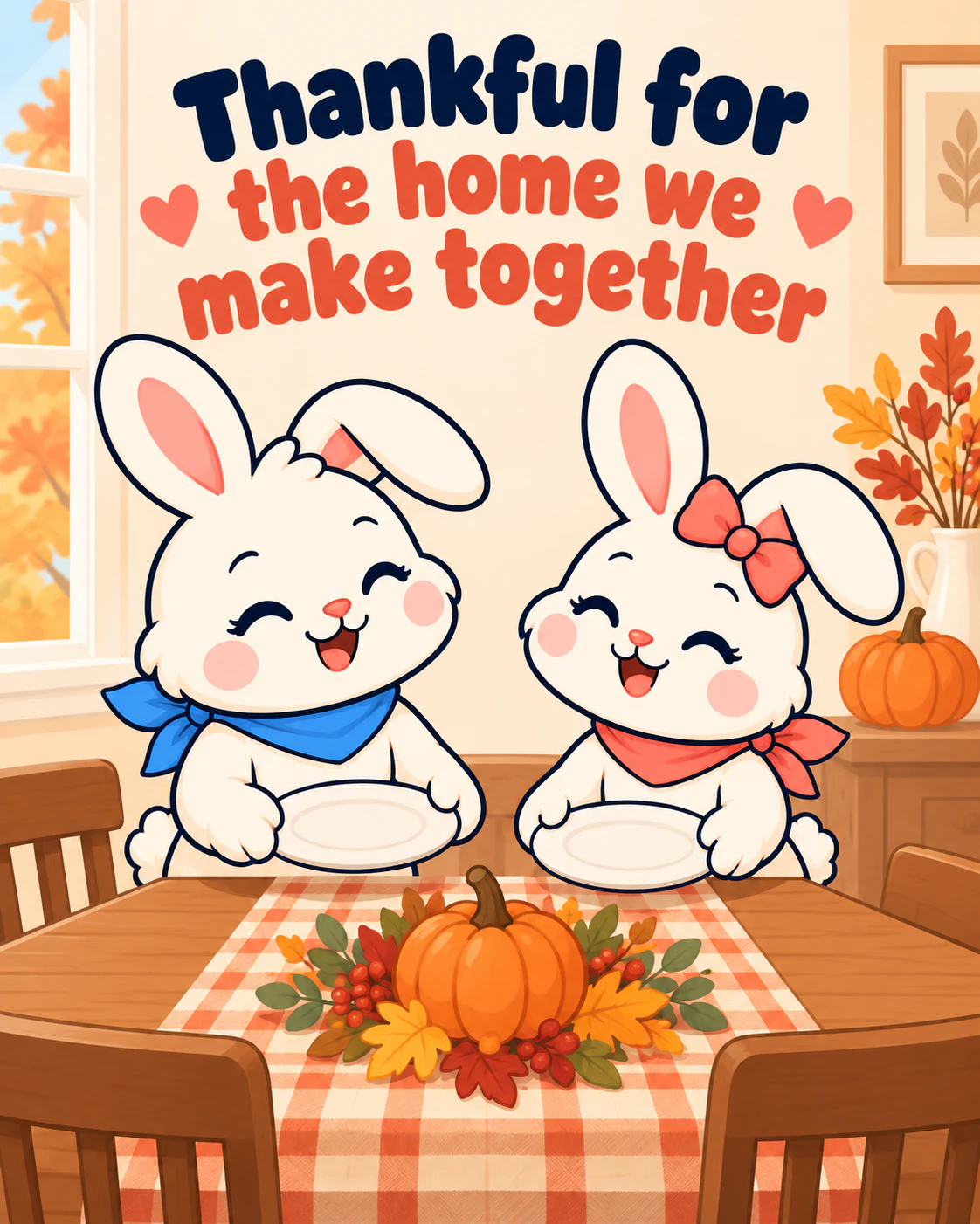 Thankful for the home we make together