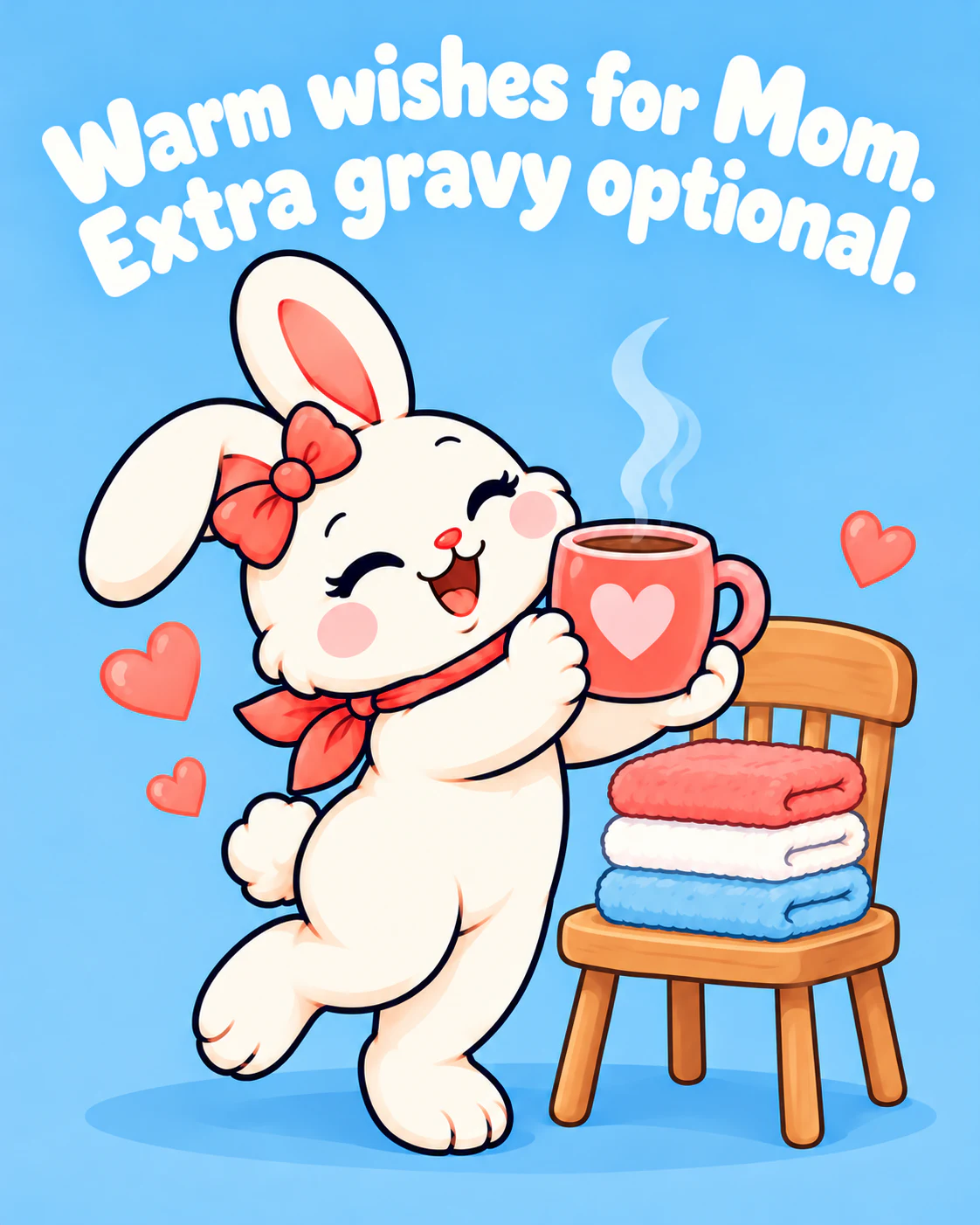 Warm wishes for Mom. Extra gravy optional.
