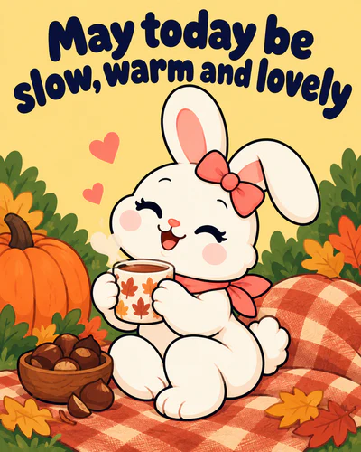 May today be slow, warm and lovely