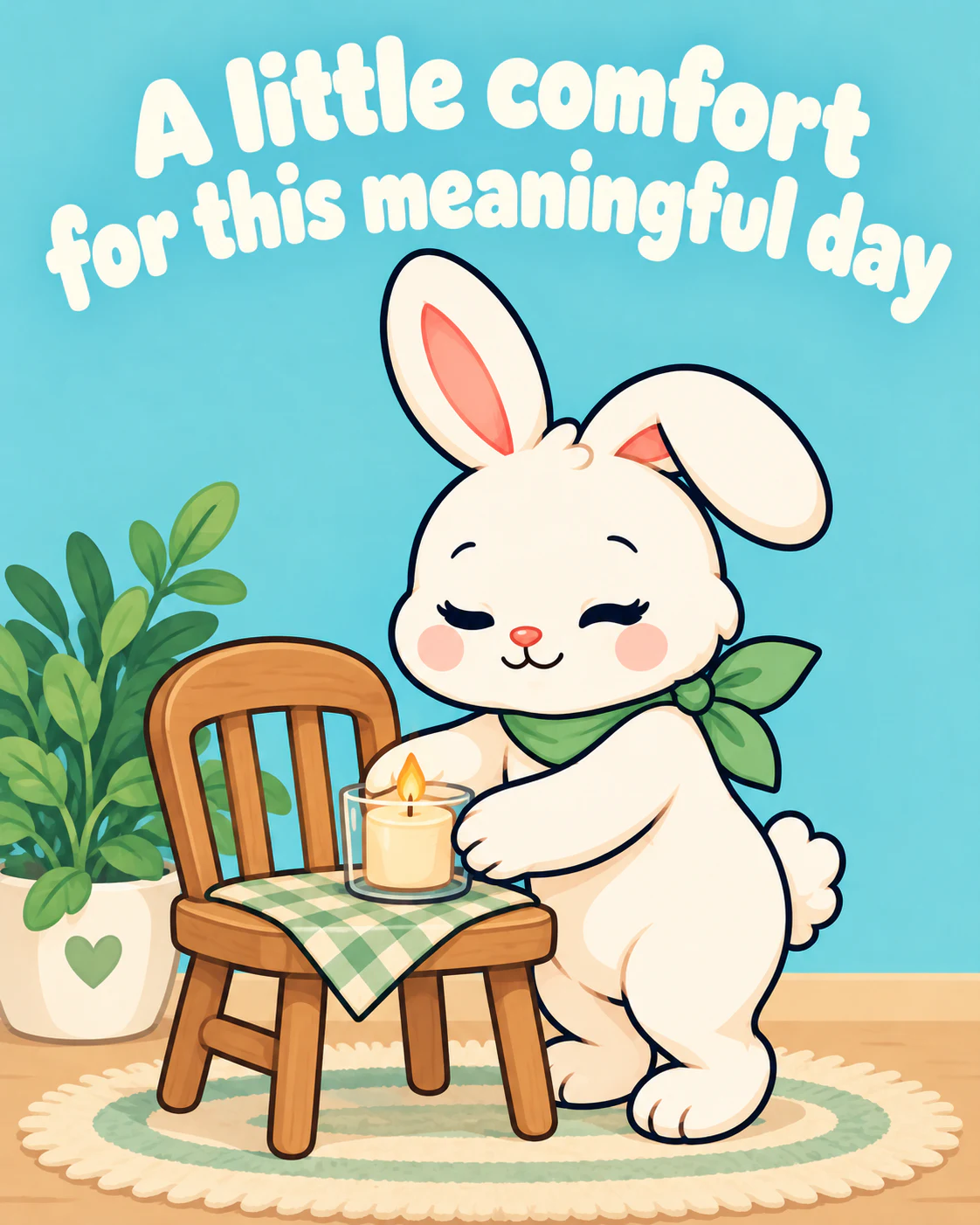 A little comfort for this meaningful day
