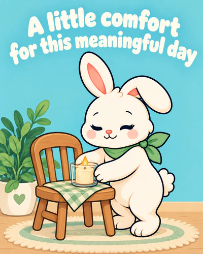 A little comfort for this meaningful day