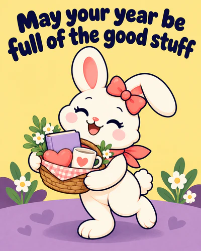 May your year be full of the good stuff