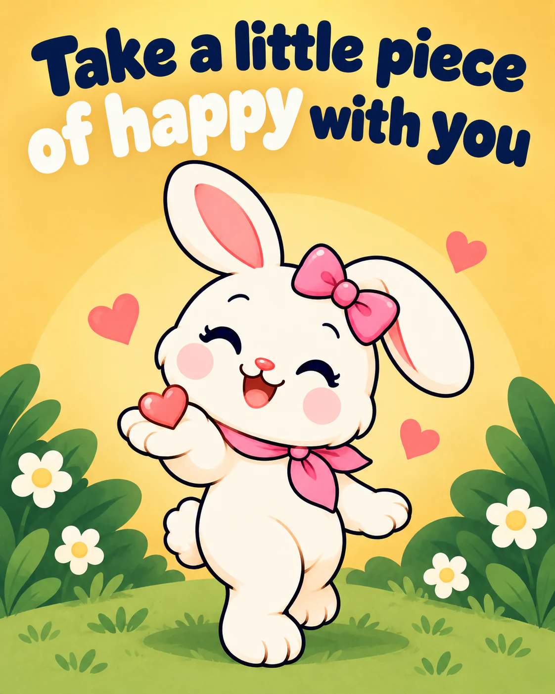 Take a little piece of happy with you