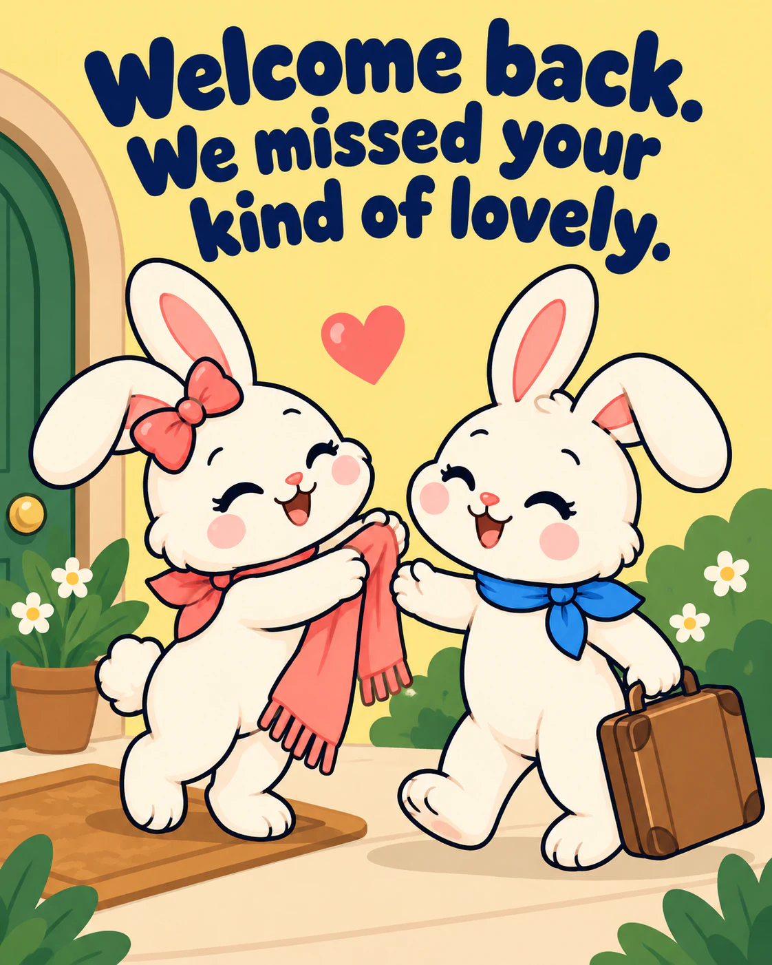 Welcome back. We missed your kind of lovely.