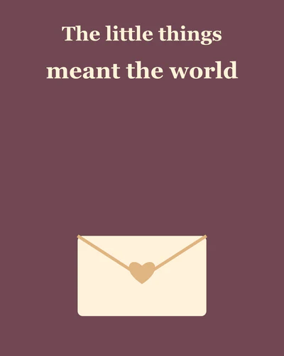 The little things meant the world