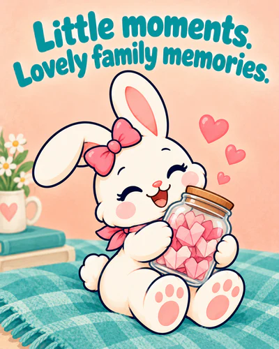 Little moments. Lovely family memories.