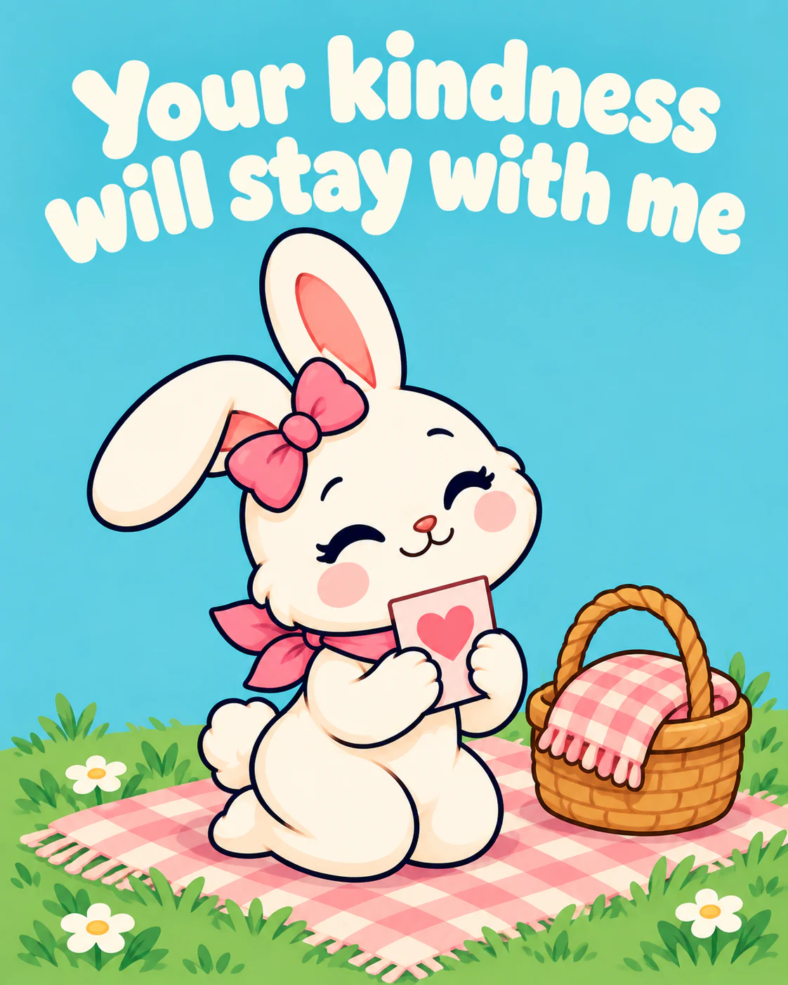 Your kindness will stay with me