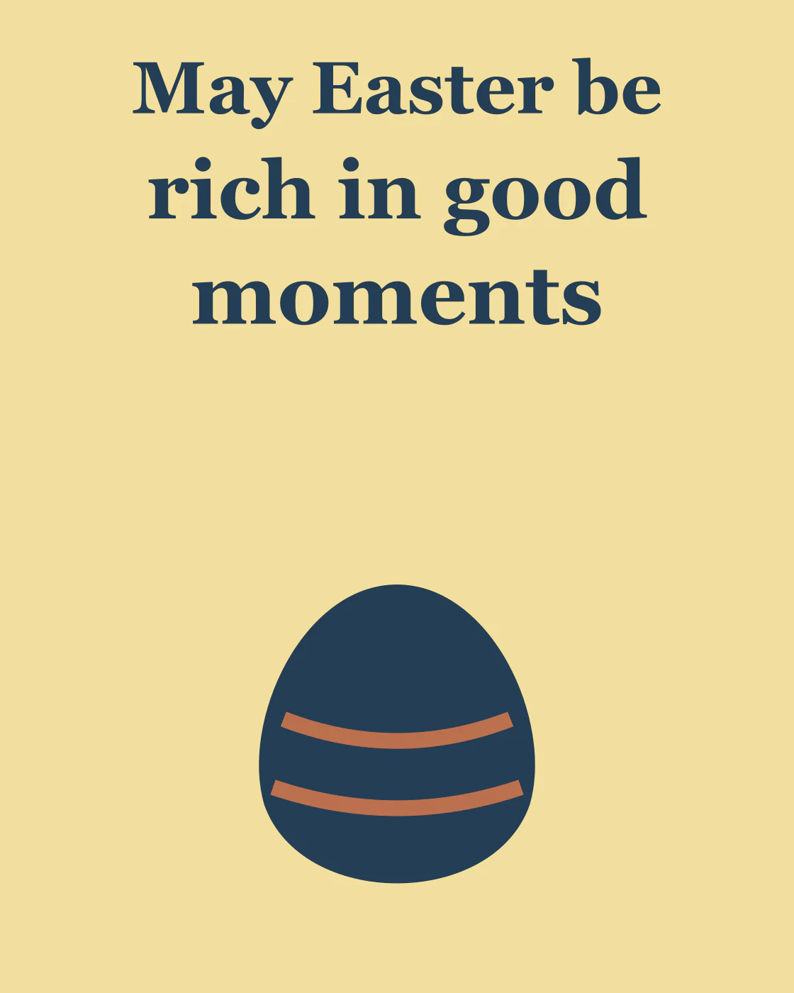 May Easter be rich in good moments