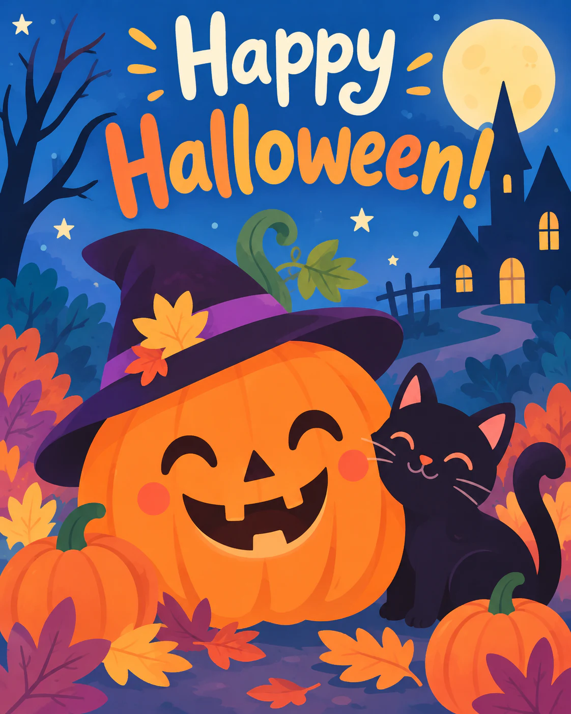 Pumpkin halloween ecard