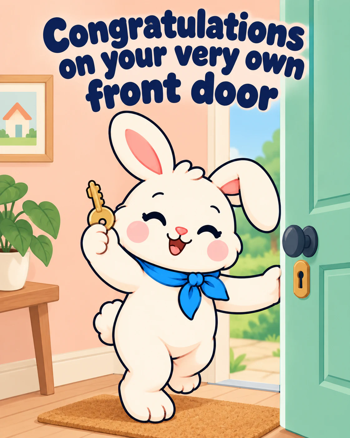 Congratulations on your very own front door