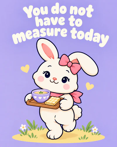 You do not have to measure today