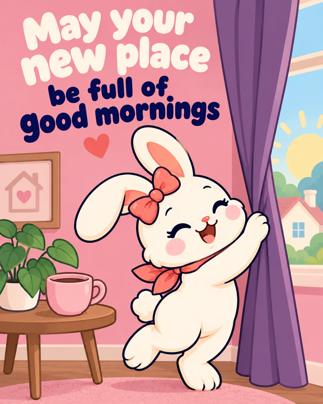May your new place be full of good mornings
