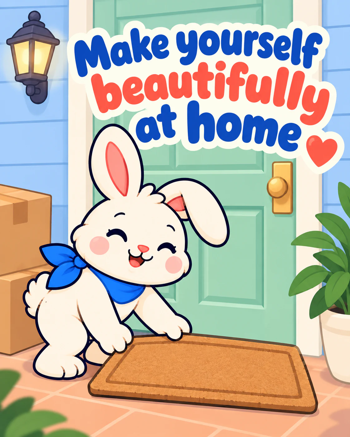 Make yourself beautifully at home