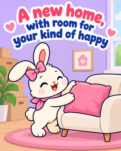 A new home, with room for your kind of happy