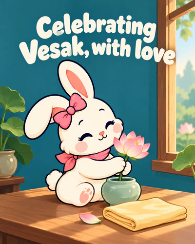 Celebrating Vesak, with love