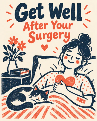 Get well ecard after surgery