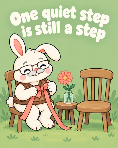 One quiet step is still a step