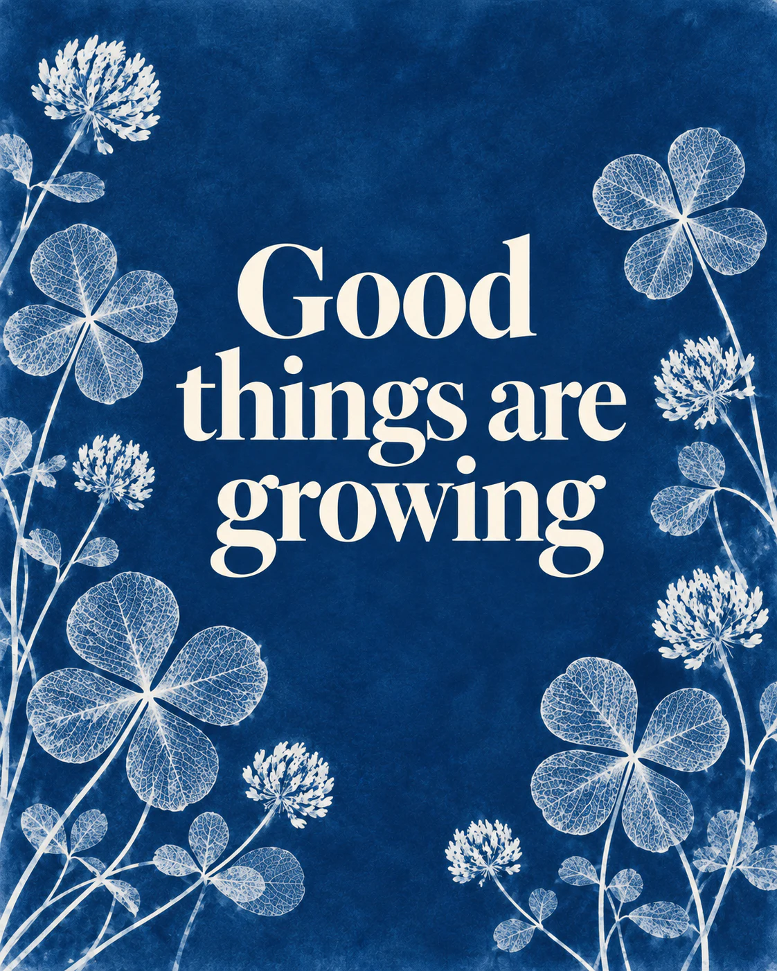 Good things are growing