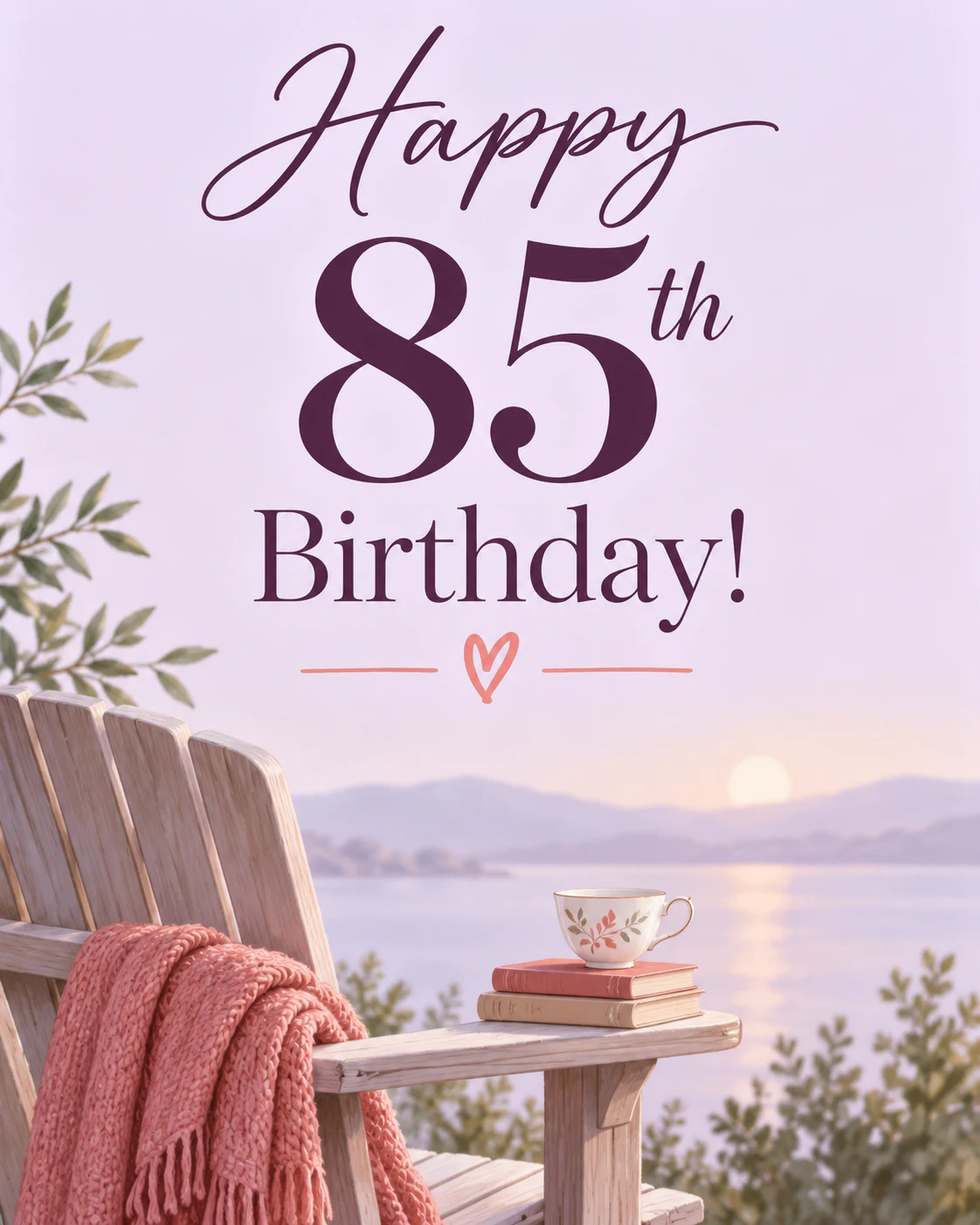 85th birthday ecard