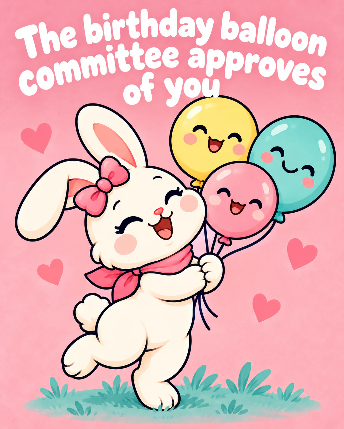 The birthday balloon committee approves of you