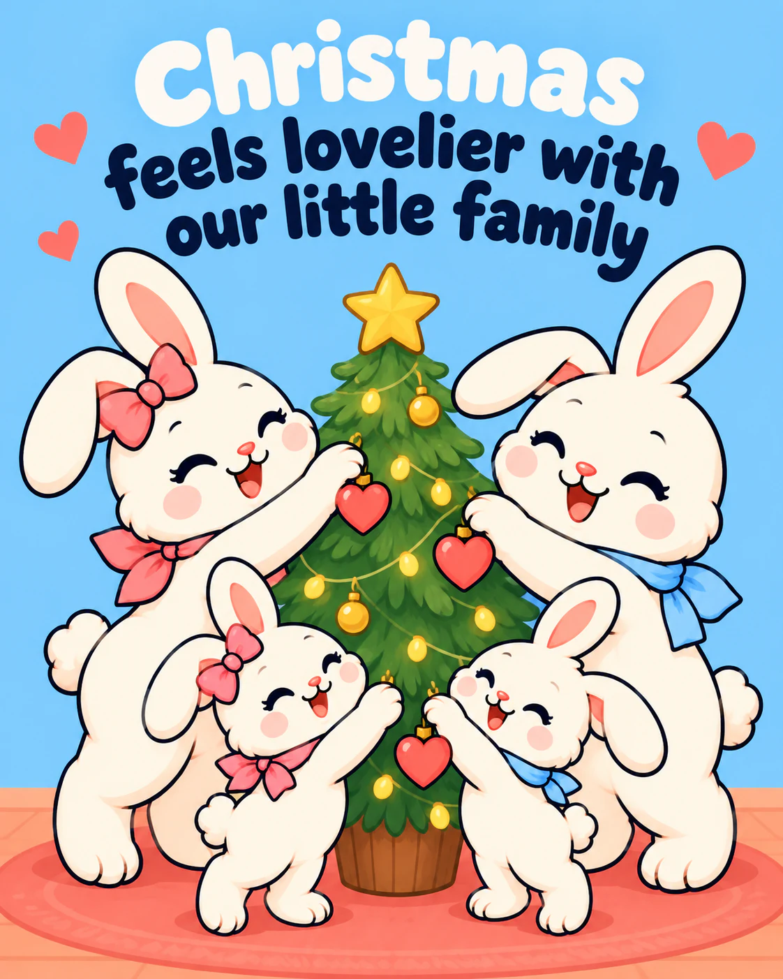 Christmas feels lovelier with our little family
