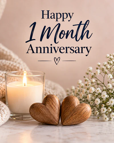1 month anniversary ecard