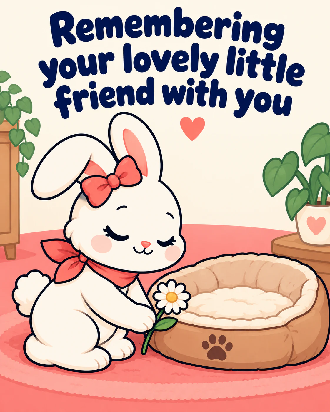 Remembering your lovely little friend with you
