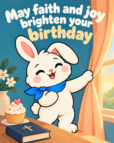 May faith and joy brighten your birthday
