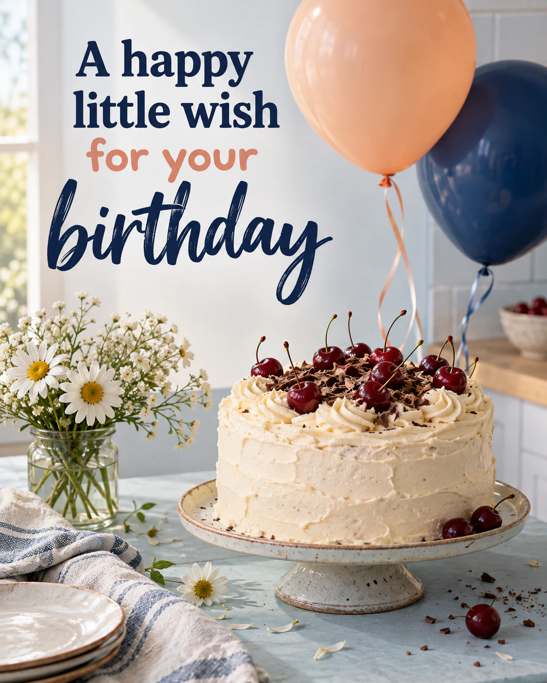 A happy little wish for your birthday