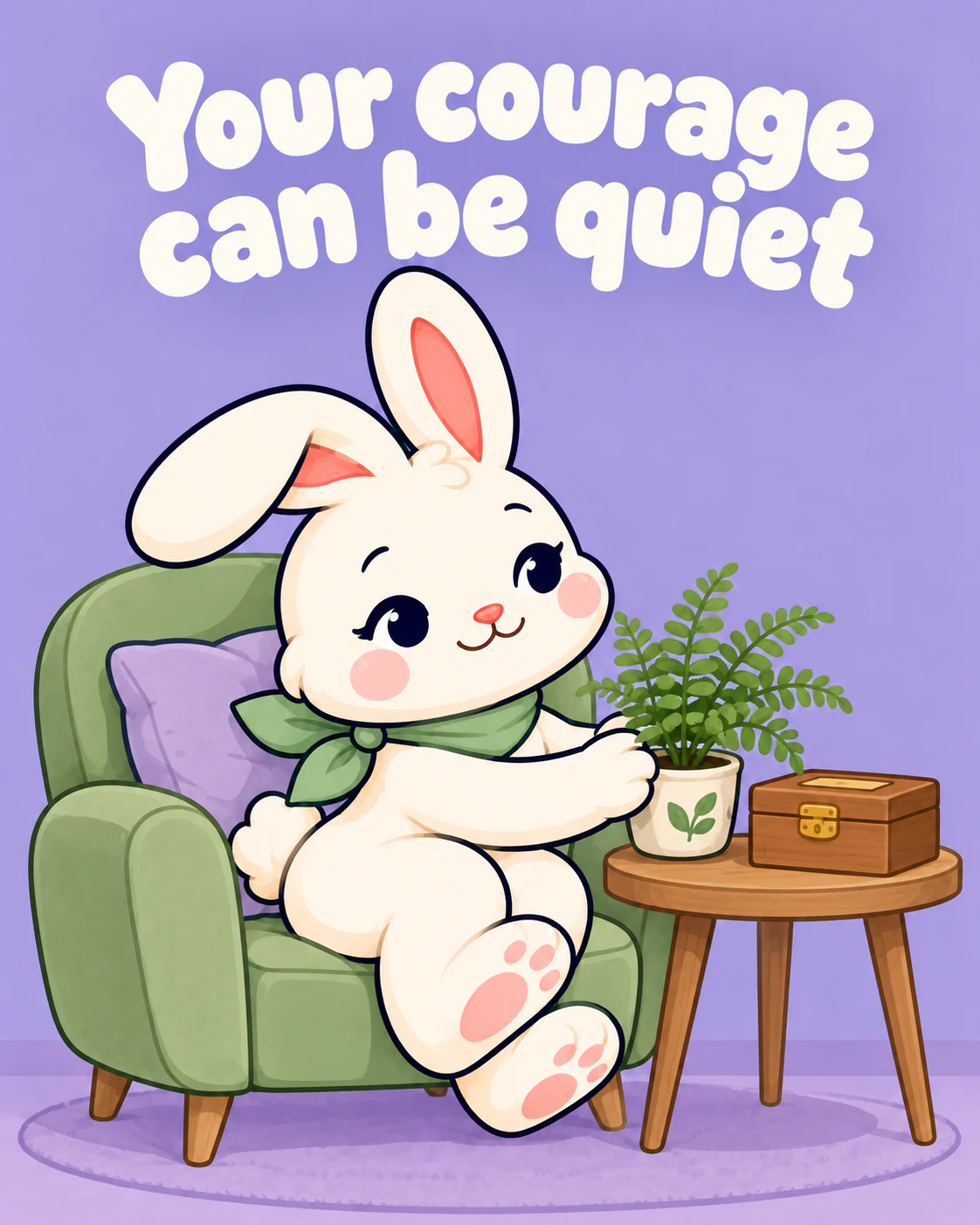 Your courage can be quiet