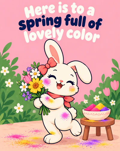 Here is to a spring full of lovely color