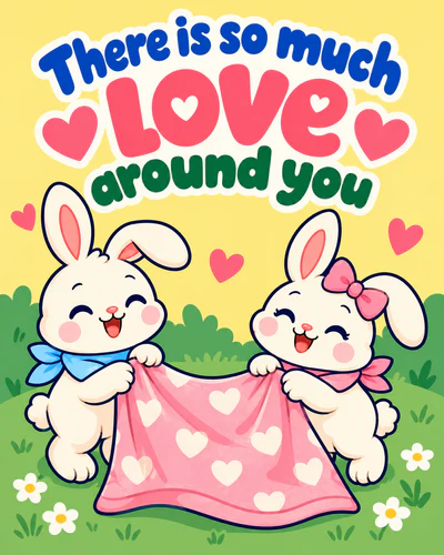 There is so much love around you