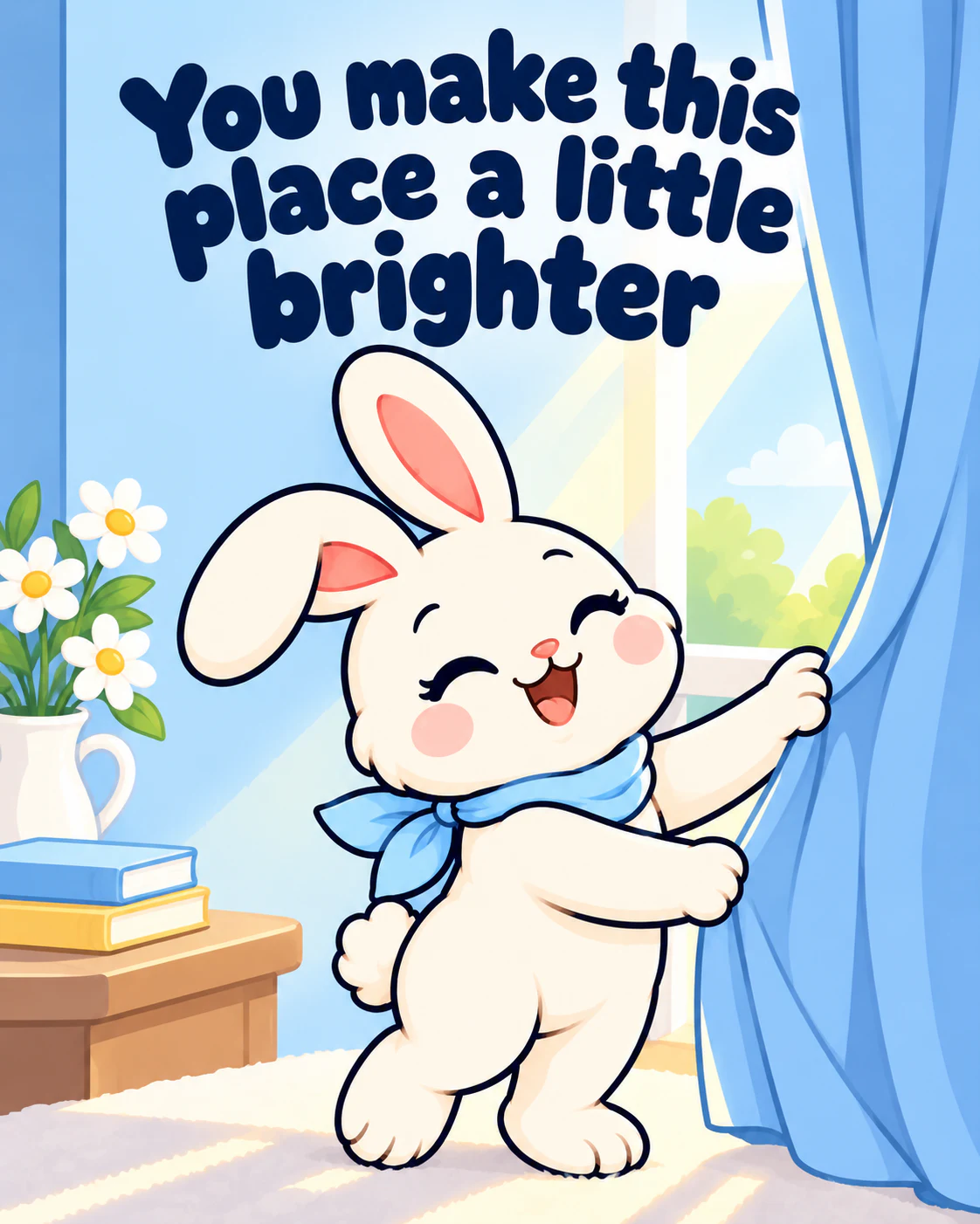 You make this place a little brighter