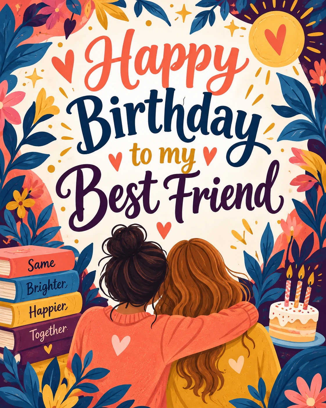 Birthday ecard for best friend