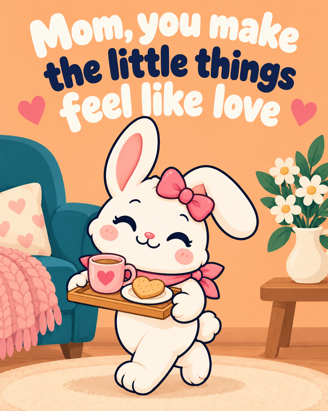 Mom, you make the little things feel like love