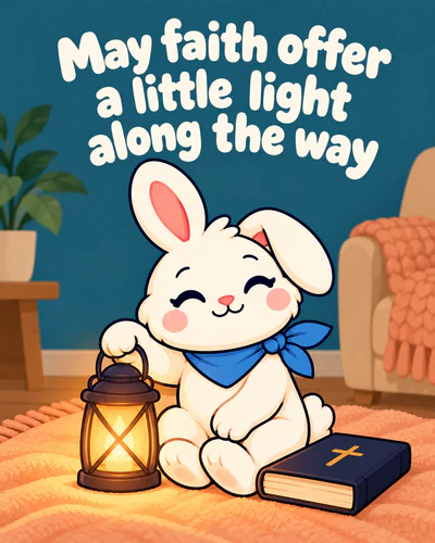 May faith offer a little light along the way