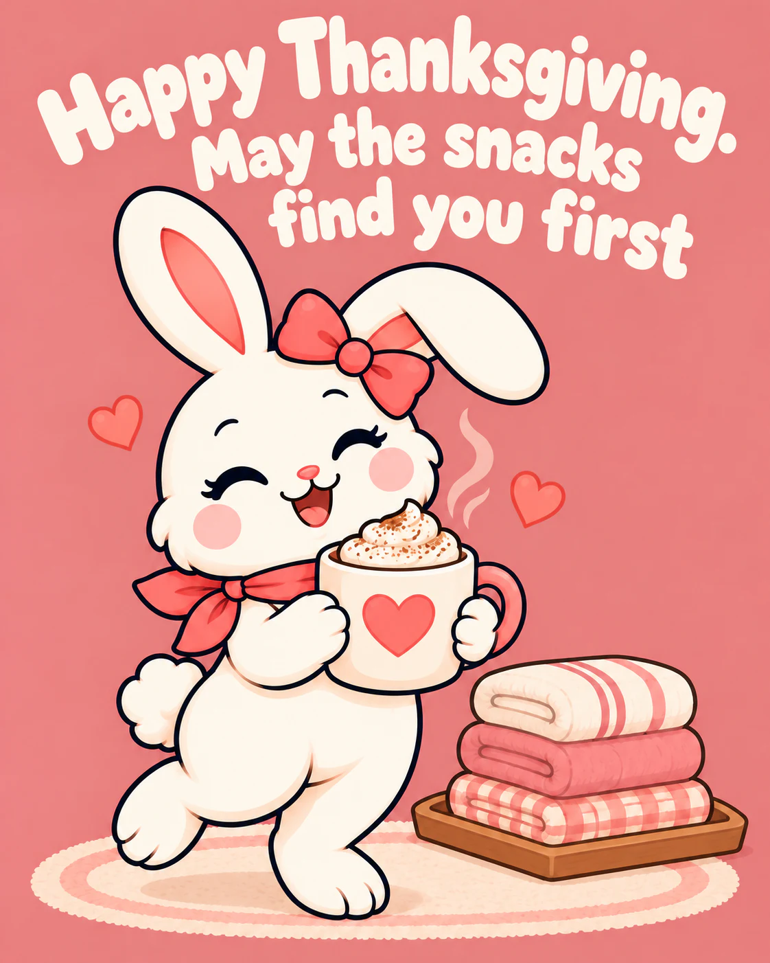 Happy Thanksgiving. May the snacks find you first