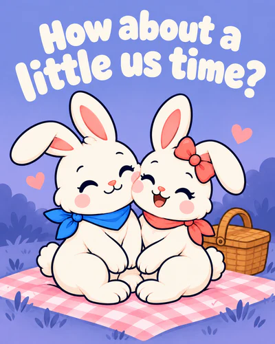 How about a little us time?