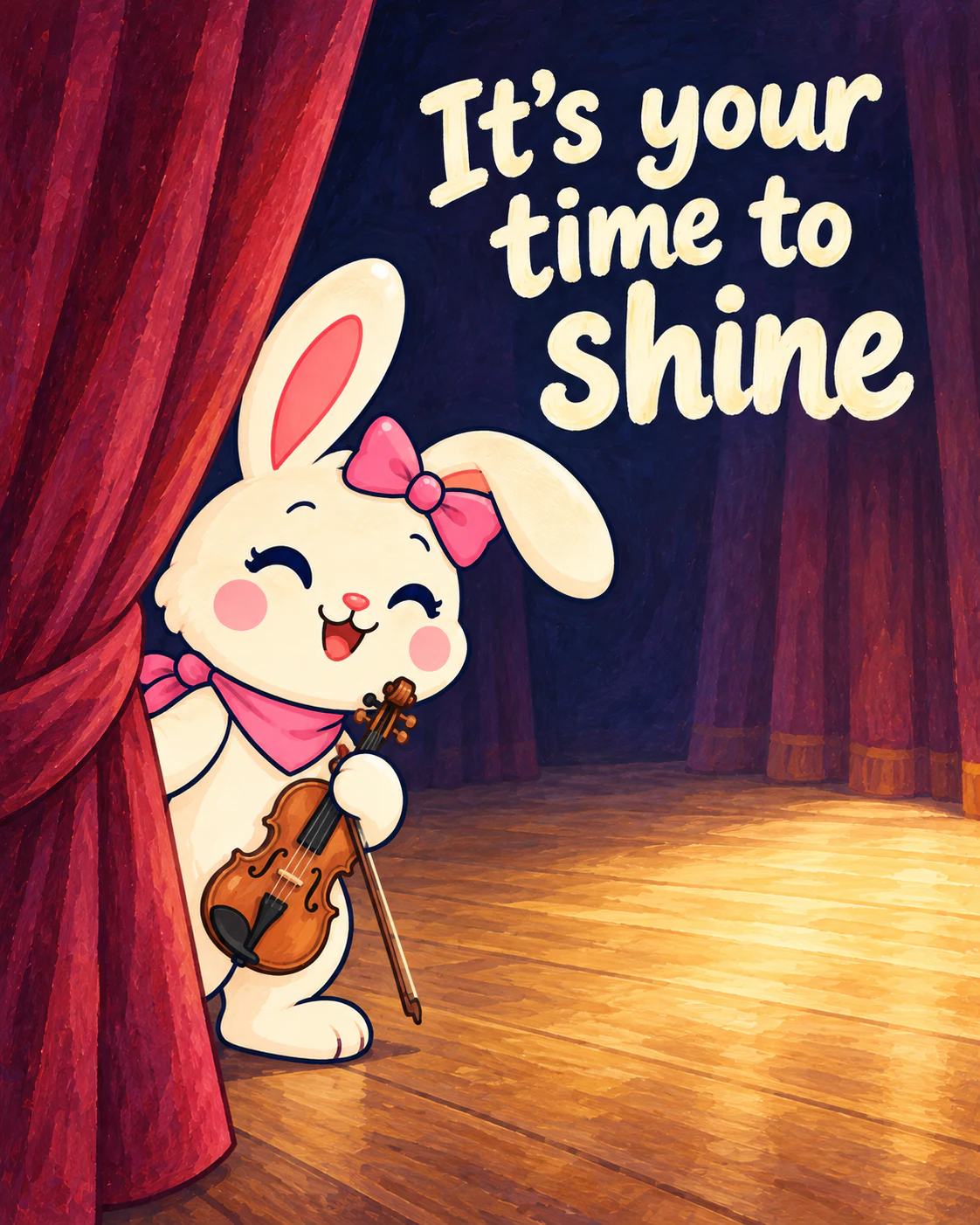 It's your time to shine