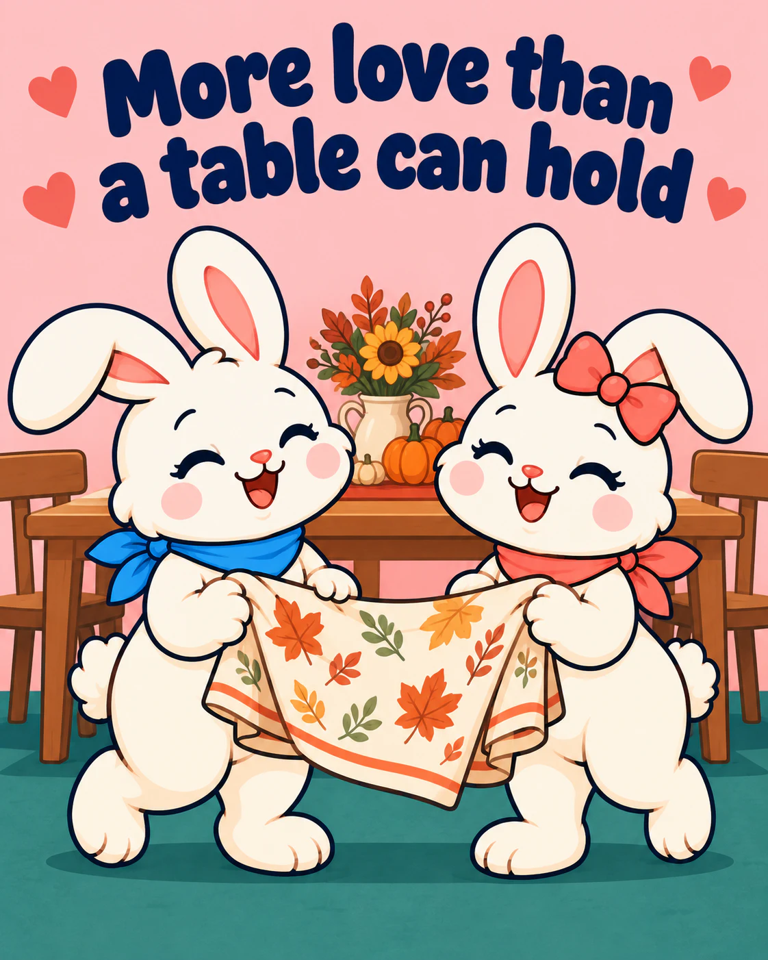 More love than a table can hold