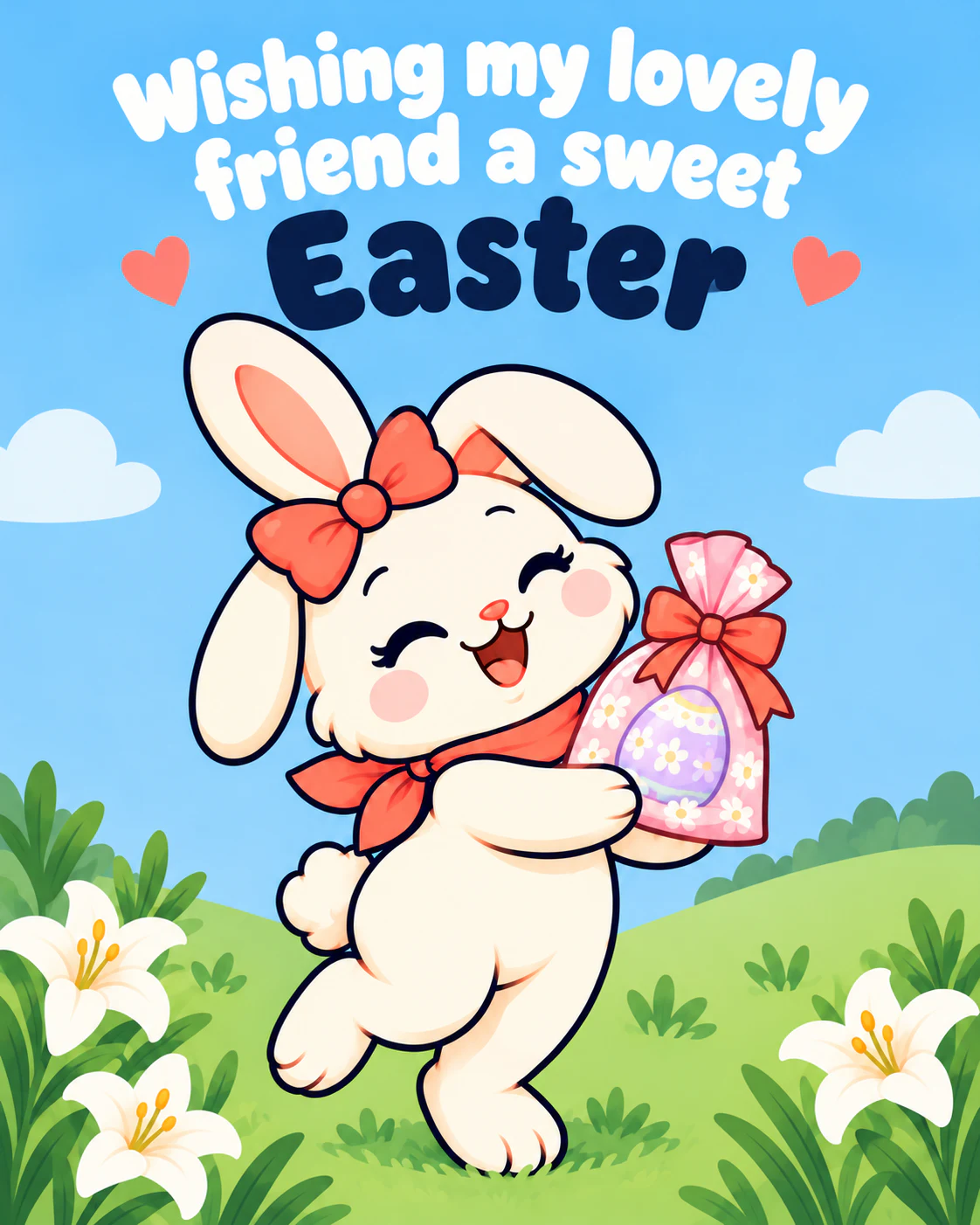 Wishing my lovely friend a sweet Easter