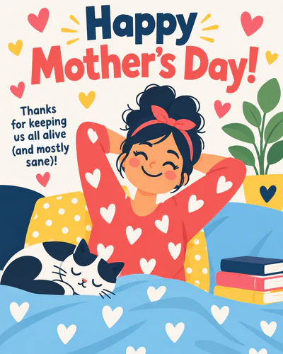 Funny mothers day ecard